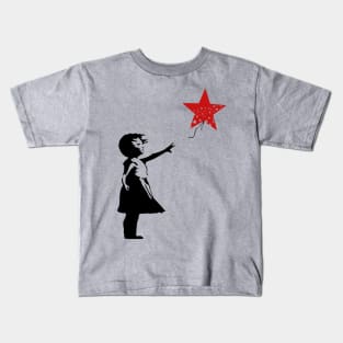 Banksy Little Girl with Balloon Kids T-Shirt